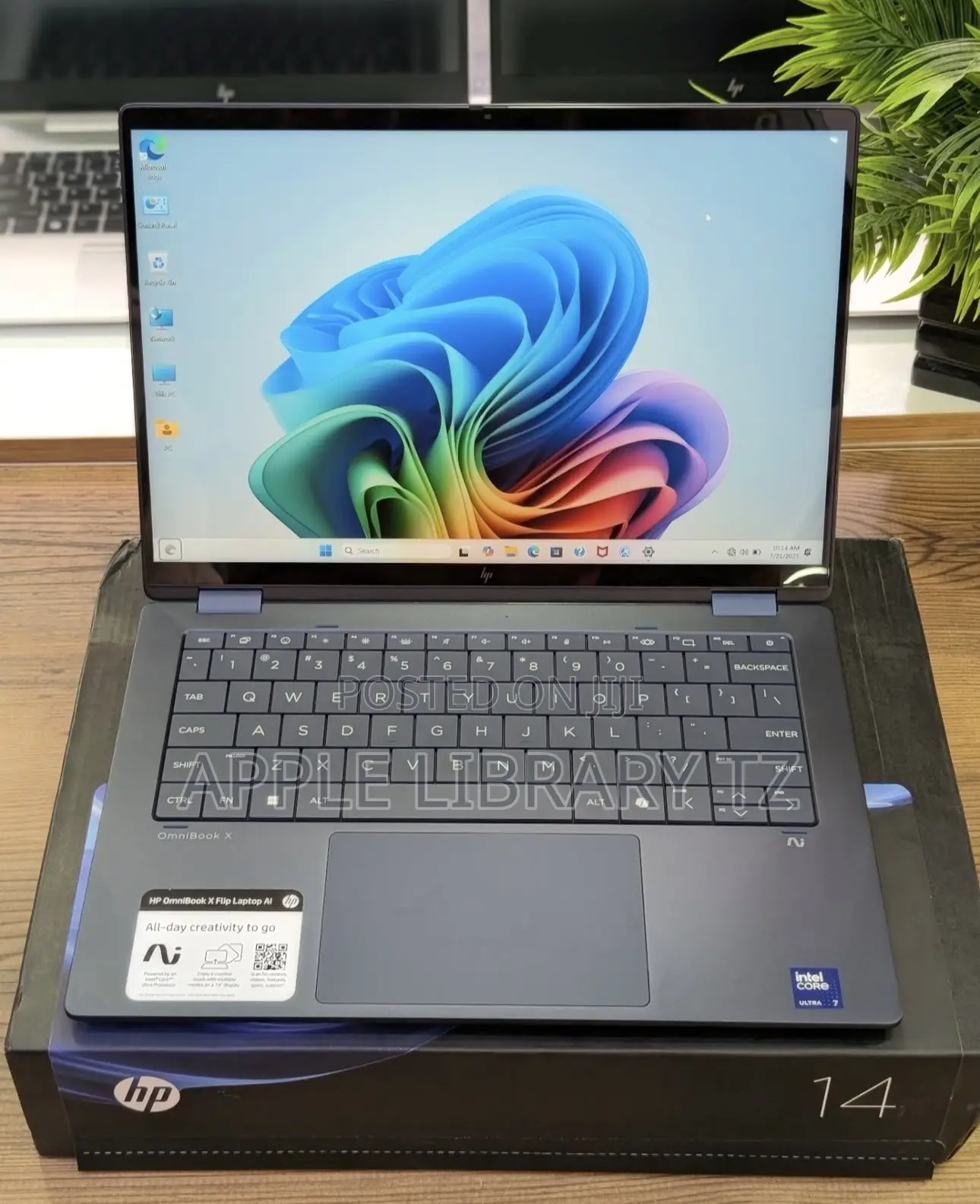 New Laptop HP OmniBook X Flip 14" 16GB Intel Core Ultra 7 SSD 1T