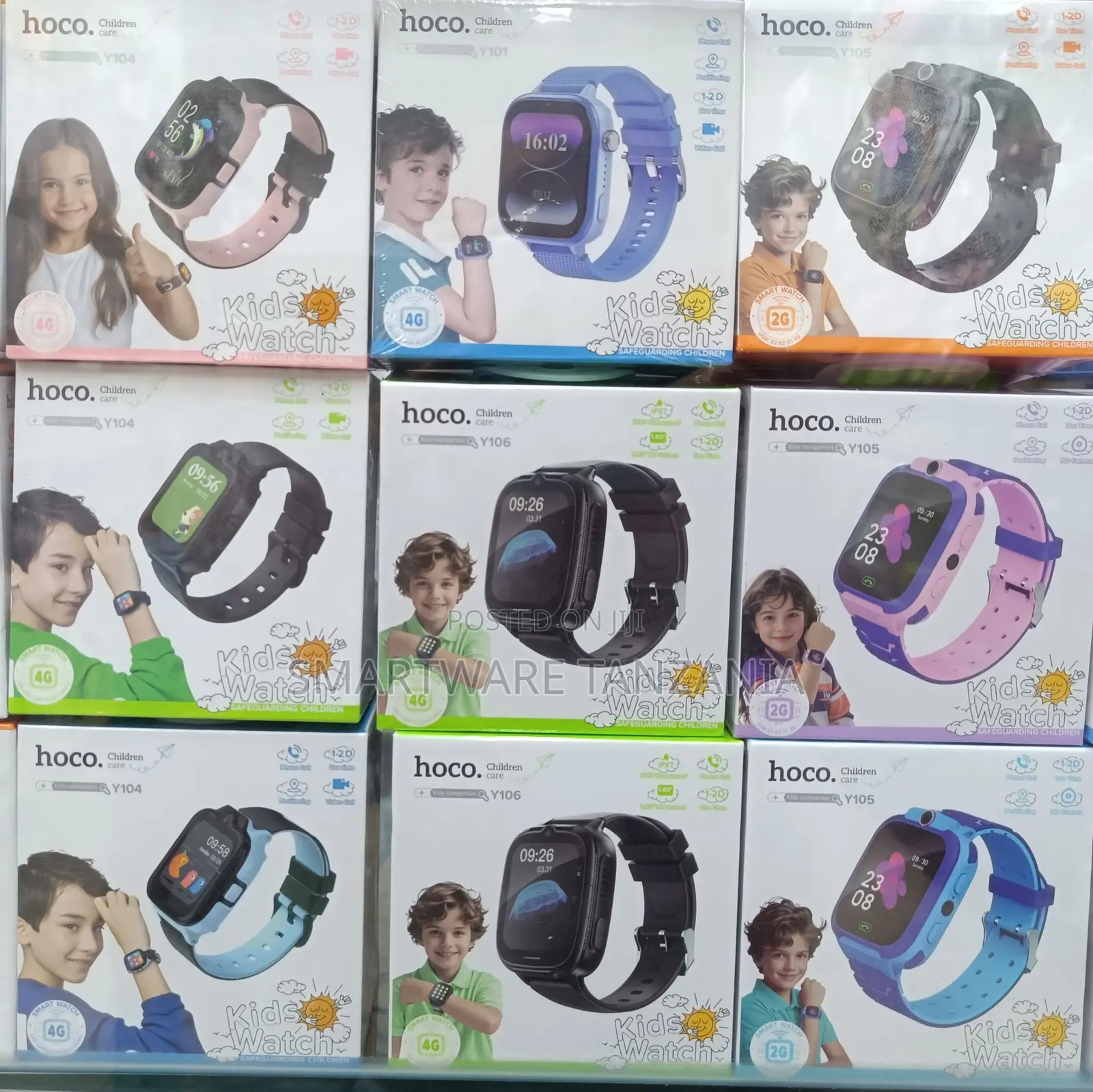 Hoco Kids Smart Watch 4g GPS Tracker With Video Call Safety Features
