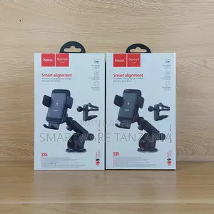 Hoco S35 Smart Wireless Charging Car Mount 15w Auto Alignment Grip
