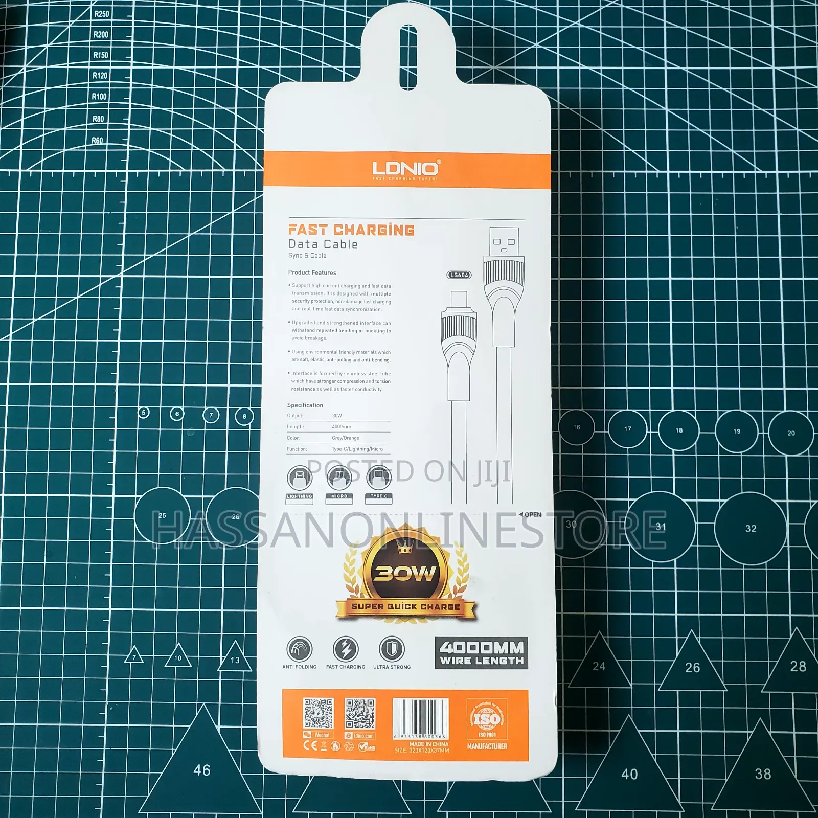 Ldnio Fast Charging Data Cable 30w - Usb a to C