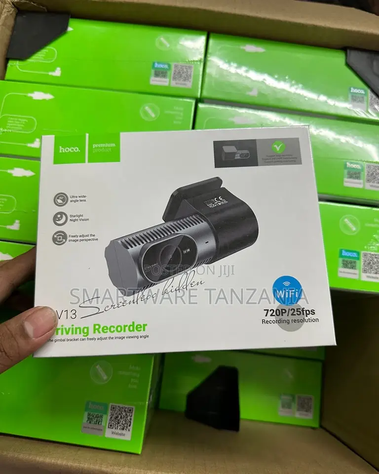 Hoco Dv13 Hidden Wifi Dash Cam 720p Night Vision Car Recorder