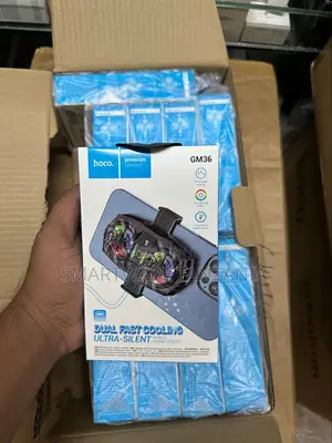 Hoco Gm36 Mobile Phone Cooler Dual Fan Gaming Radiator Silent