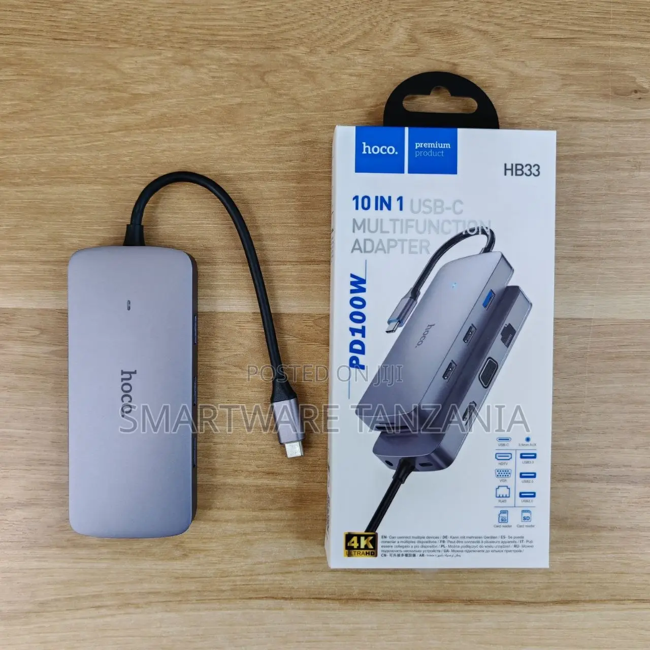 Hoco Hb33 Usb C Hub 10 In 1 Adapter Hdmi 100w Pd Docking
