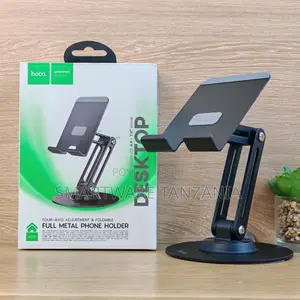 Hoco Hd15 Desktop Phone Holder Full Metal Foldable 4 Axis Stand
