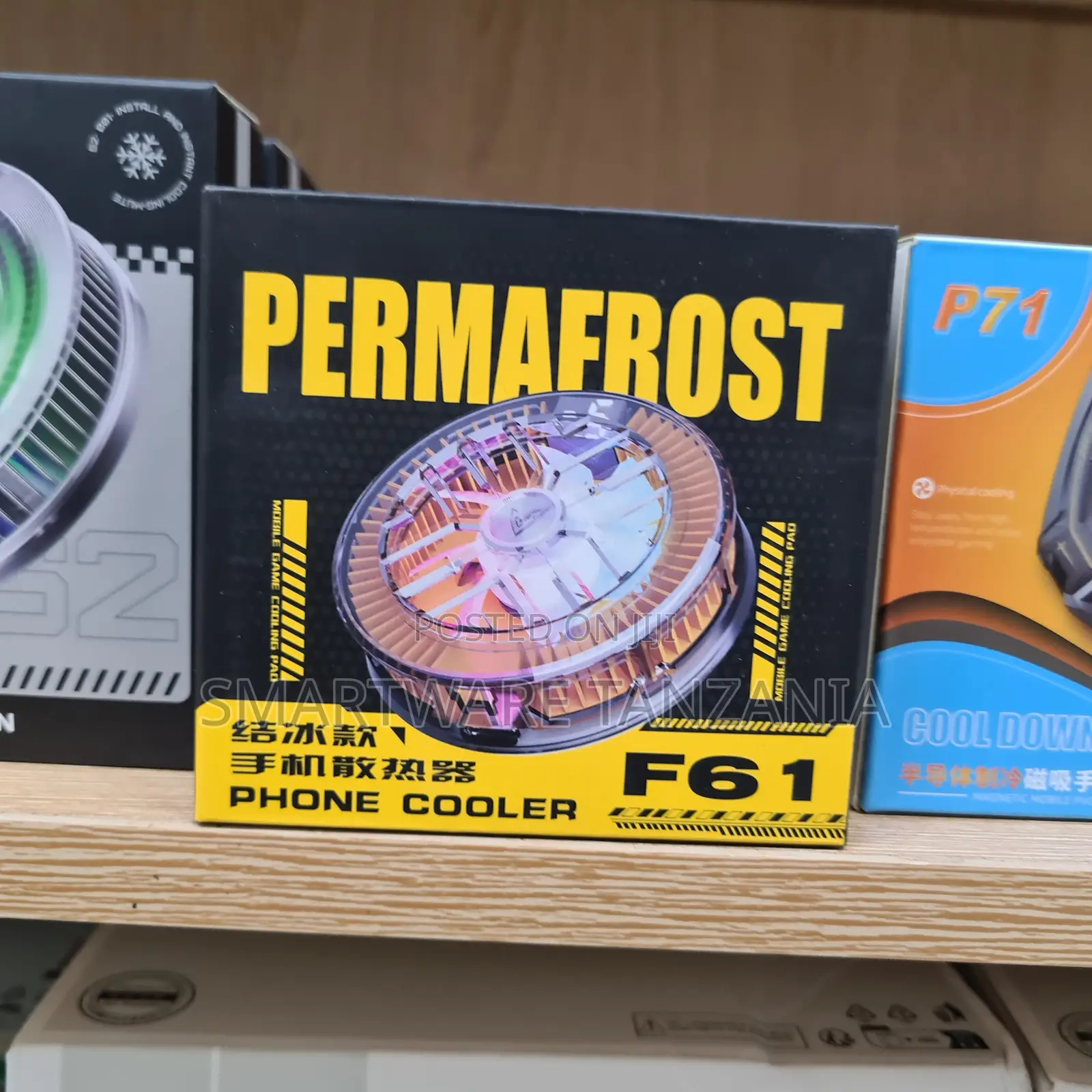 Permafrost F61 Phone Cooler Ice Freeze Gaming Radiator RGB Copper