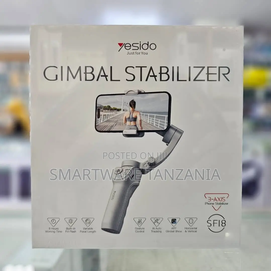 Yesido Sf18 3-axis Gimbal Stabilizer Ai Tracking Phone Stabilizer