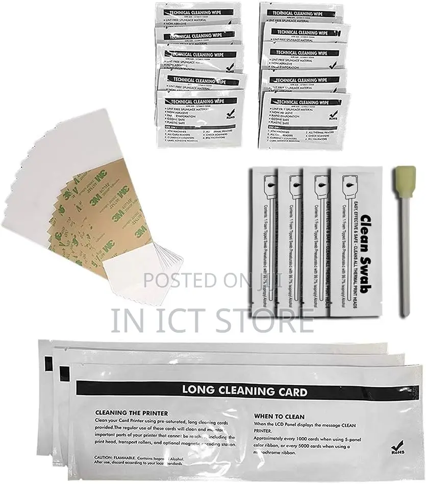 Hid Fargo Hdp5000 Id Card Printer Cleaning Kit
