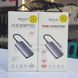 Yesido Hb15 6-in-1 Usb-C Docking Station Hub Adapter