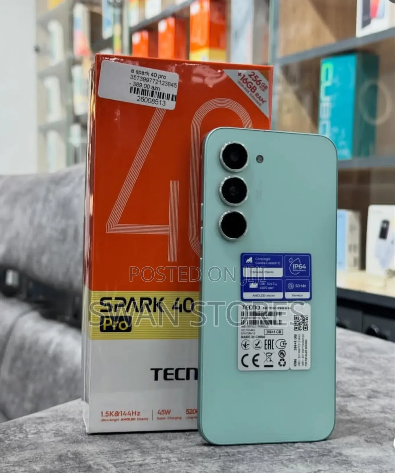 New Tecno Spark 40 Pro 256 GB Gray