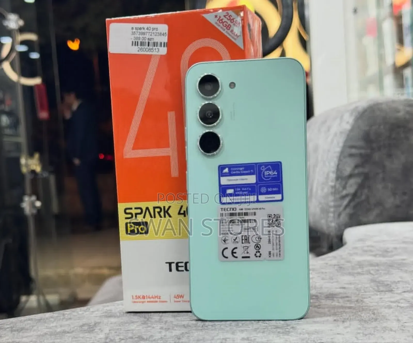New Tecno Spark 40 Pro 256 GB Gray