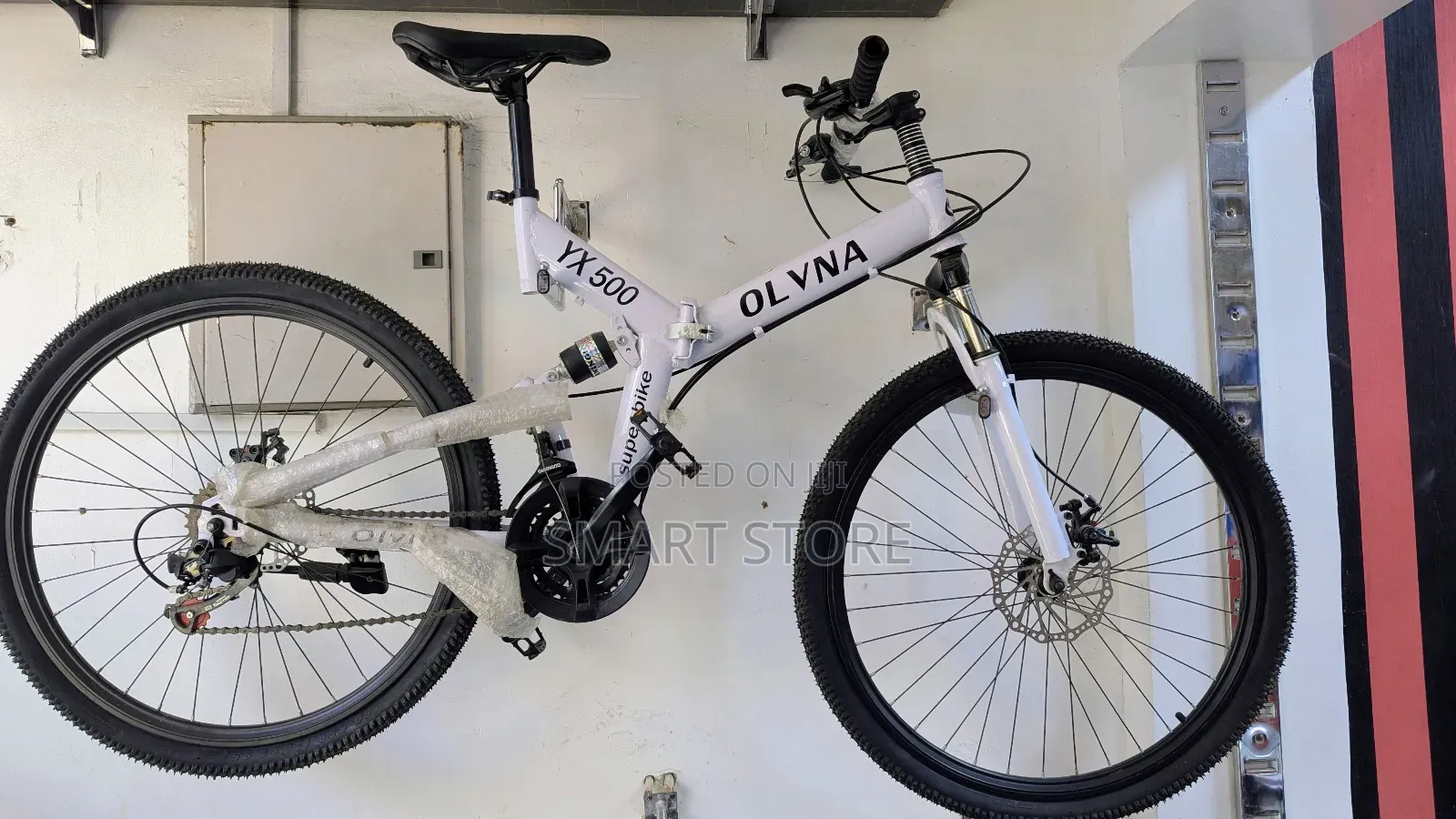 Olvna Yx 500 Foldable Mountain Super Bike Full Suspension Disc Brakes