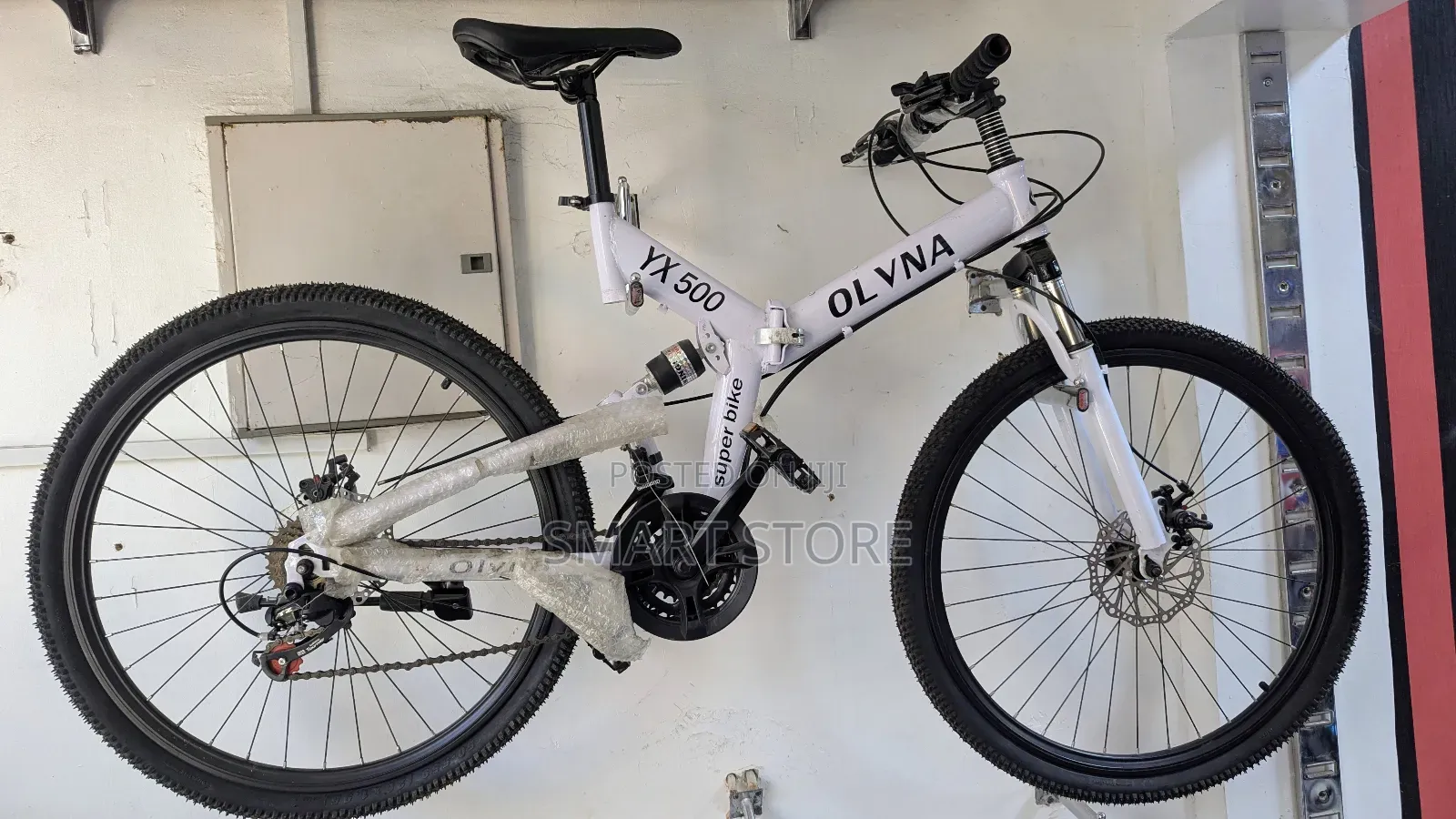 Olvna Yx 500 Foldable Mountain Super Bike Full Suspension Disc Brakes