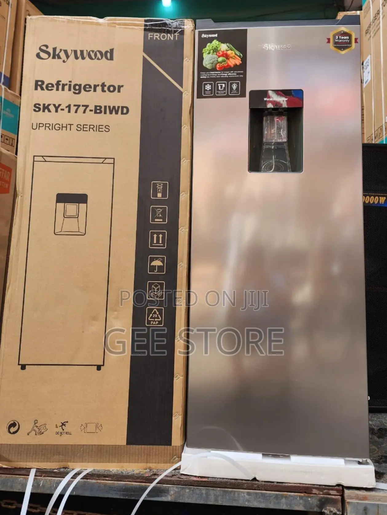 Sky Wood Refrgerator