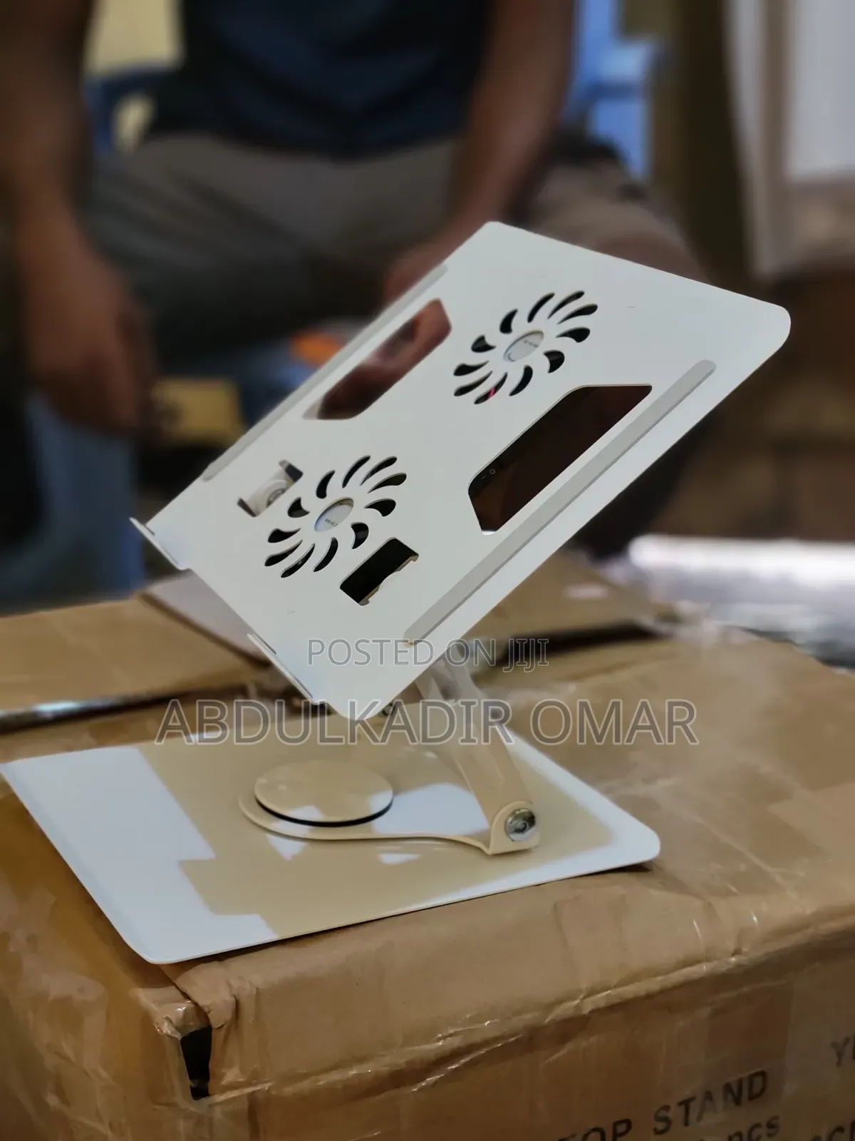 Laptop Stand 360 Degree Rotating Laptop With Cooling Fan