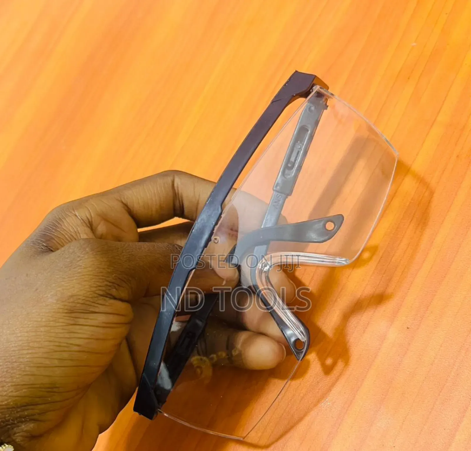 Safety Glasses Clear-black