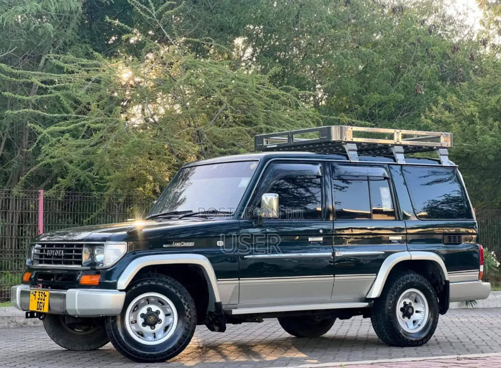 Toyota Land Cruiser Prado 1995 Green