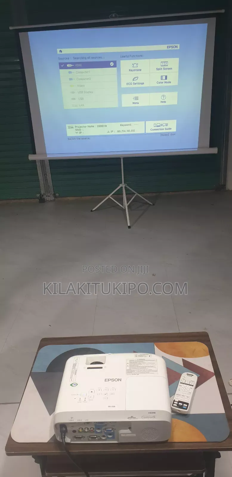 Projector Eb-X41 Epson Used in Clean Condition