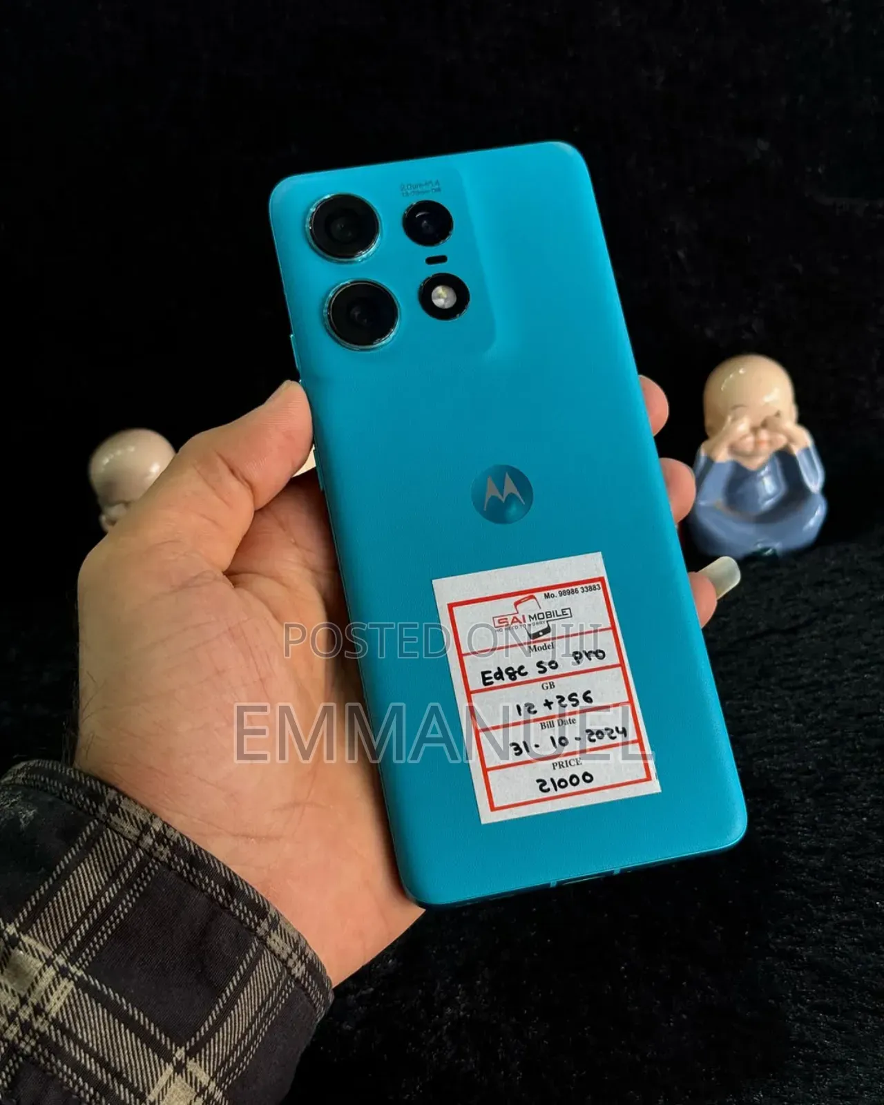 Motorola Edge (2024) 256 GB Blue