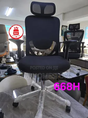 High-Back Ergonomic Office Chair (Model 668h)