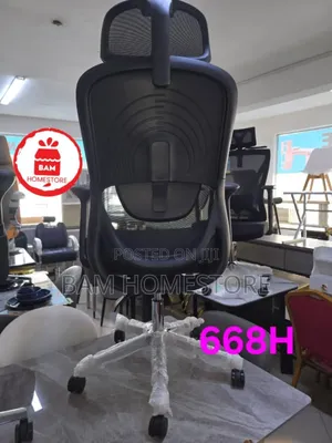 High-Back Ergonomic Office Chair (Model 668h)