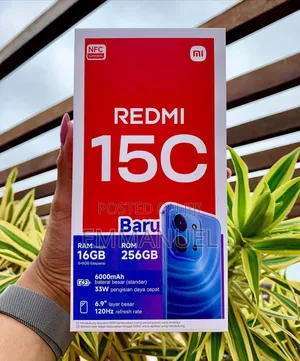New Xiaomi Redmi 15C 4G 256 GB Red
