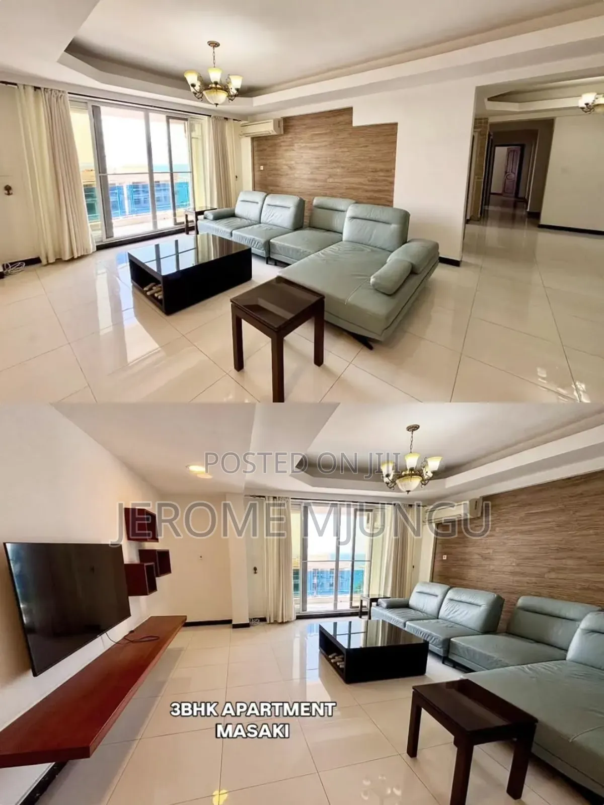 Furnished 3bdrm Apartment in Masaki for rent