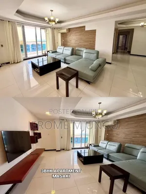 Furnished 3bdrm Apartment in Masaki for rent