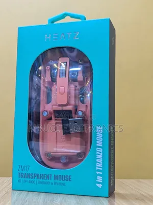 Hz Transparent Mouse With Bluetooth and Wireless Connection