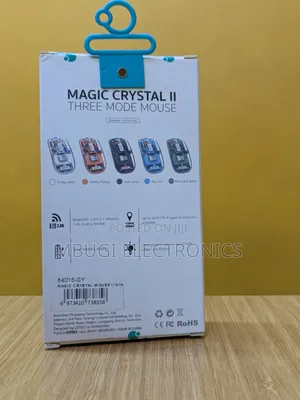 Original Transparent Mouse , Rechargable With Bluetooth and Wireless
