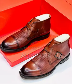 Men's Travolta Bash Boots Material Leather