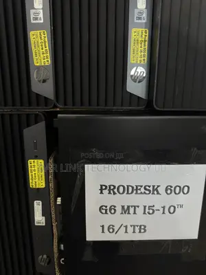 New Desktop Computer HP ProDesk 600 G6 16GB Intel Core I5 HDD 1T