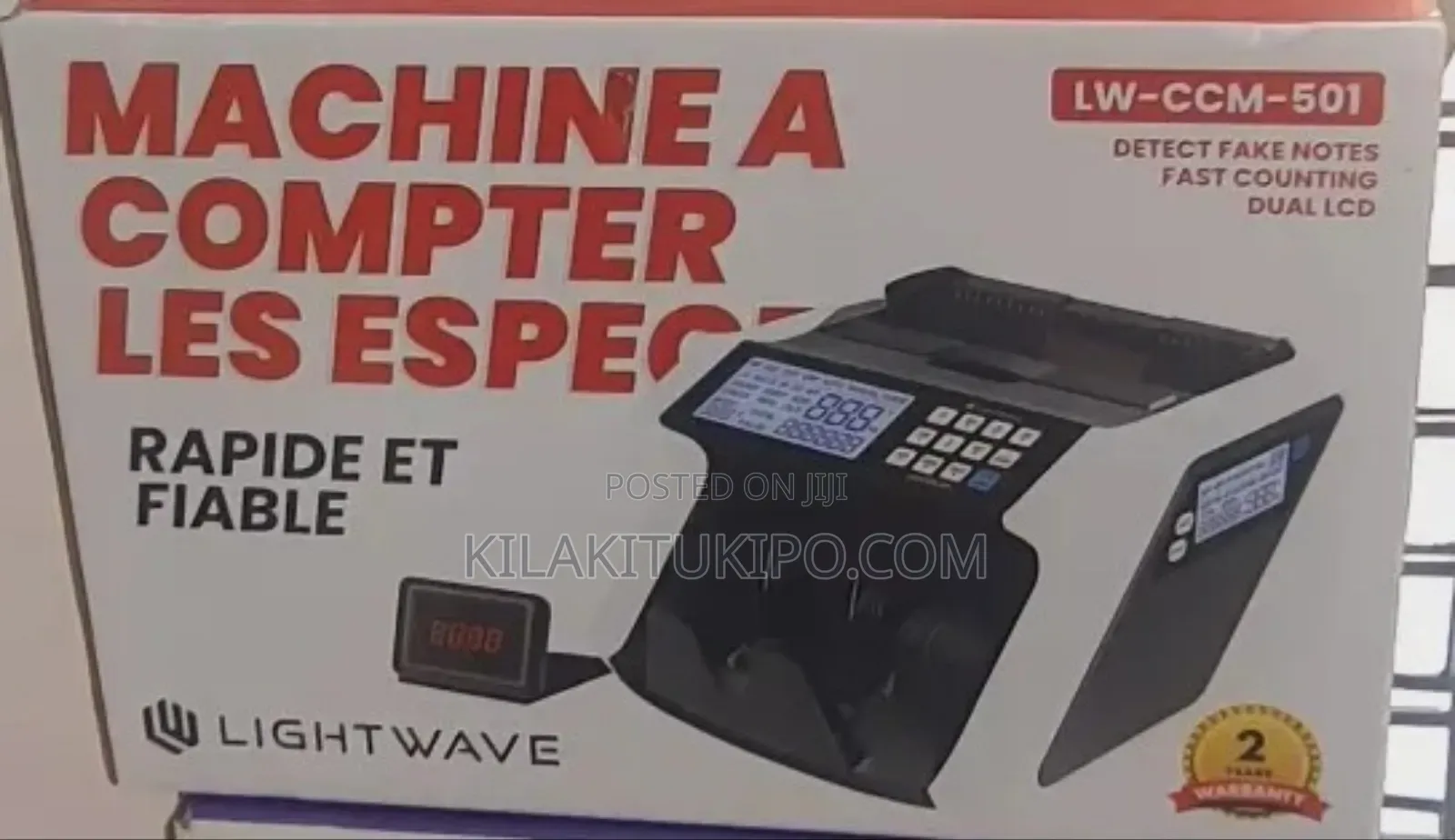 80w Cash Bill Counting Machine