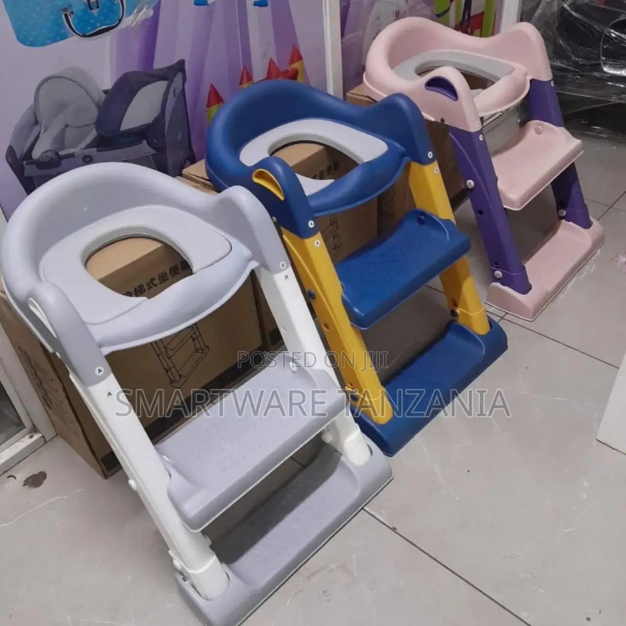 Kids Potty Training Toilet Seat, Step Stool Ladder for Boys and Girls