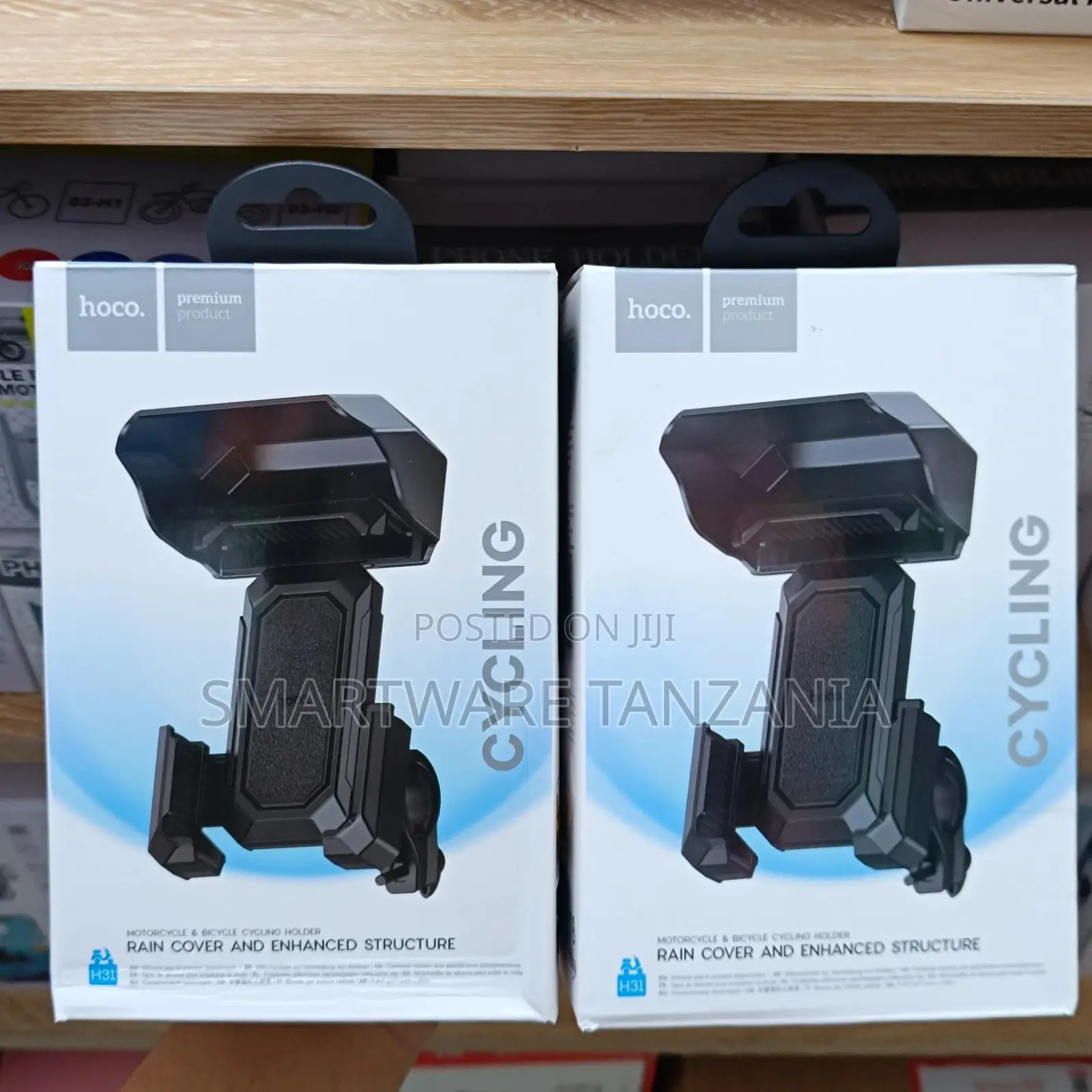 Hoco H31 Weatherproof Cycling Phone Mount Enhanced Grip Rain Cover