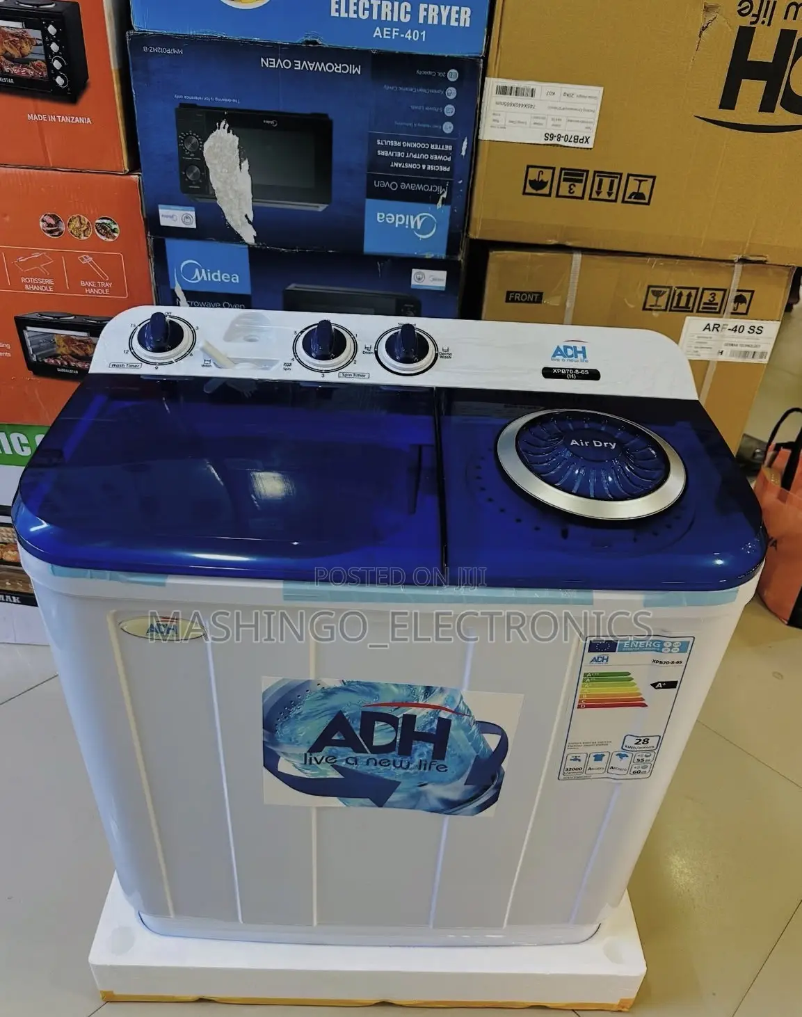 8 Kg Washing Machine Twin Tub Adh