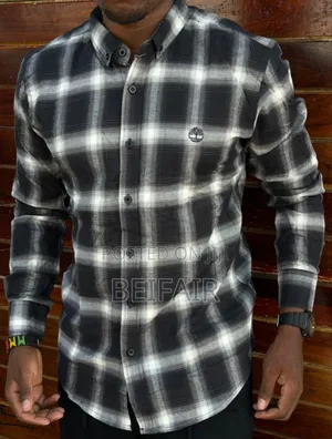 Black and White Draft Shirt