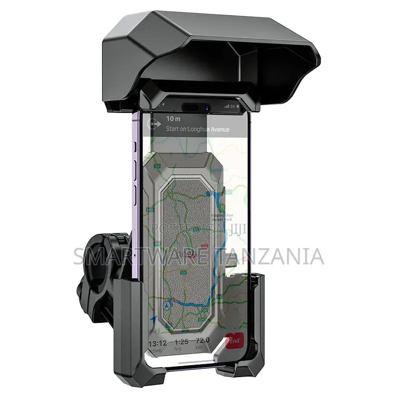 Hoco H31 Motorcycle Phone Mount Kit Rain Cover Handlebar Clamp Set