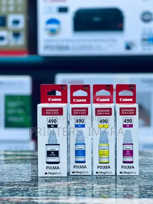 Canon 490 Ink Bottles Full Set!