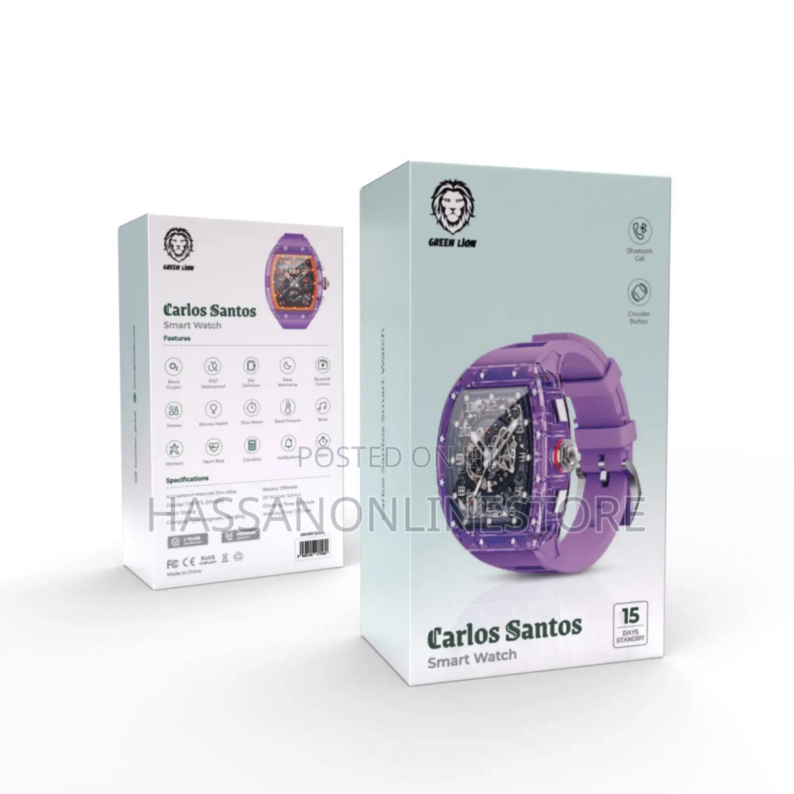 Green Lion Carlos Santos Smart Watch