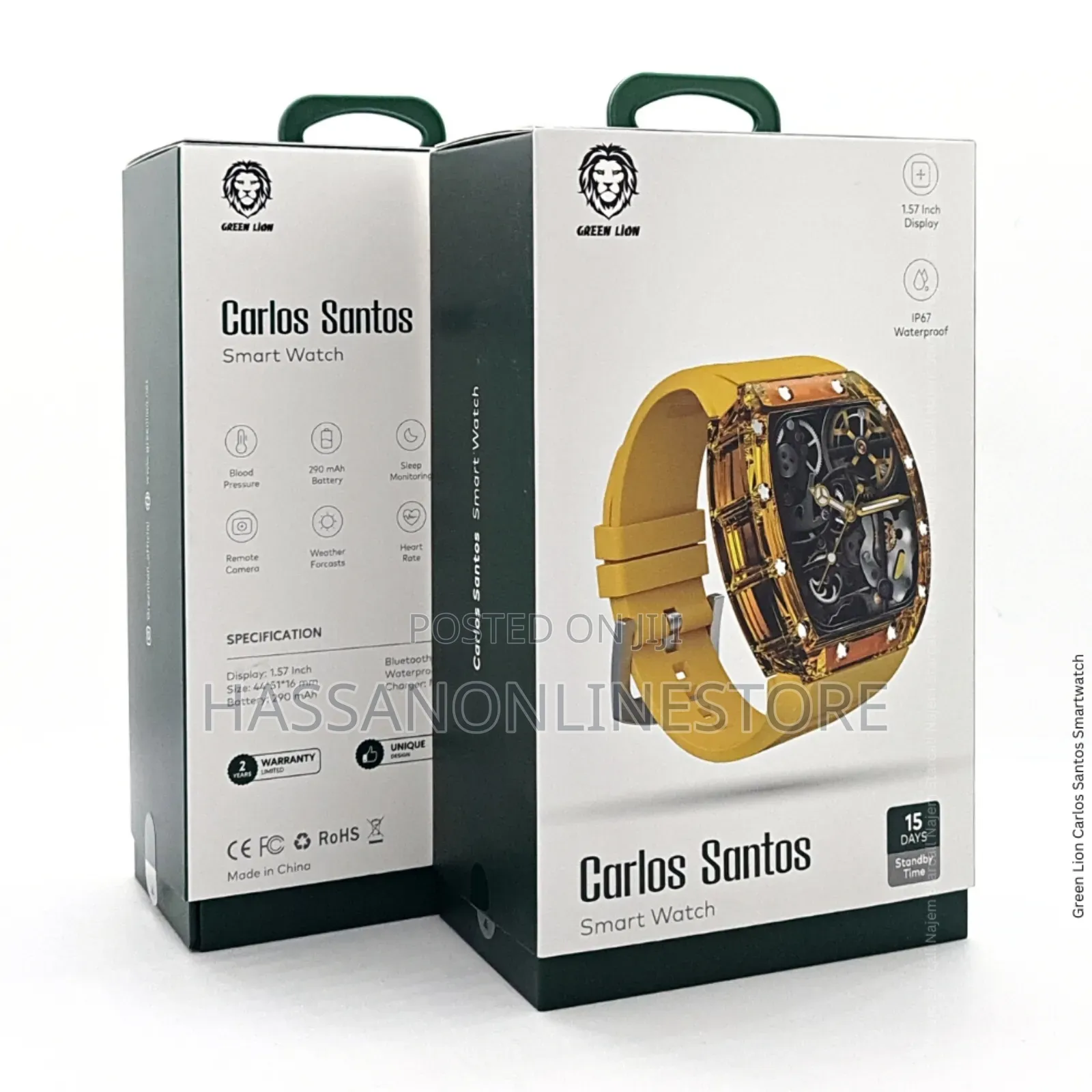 Green Lion Carlos Santos Smart Watch