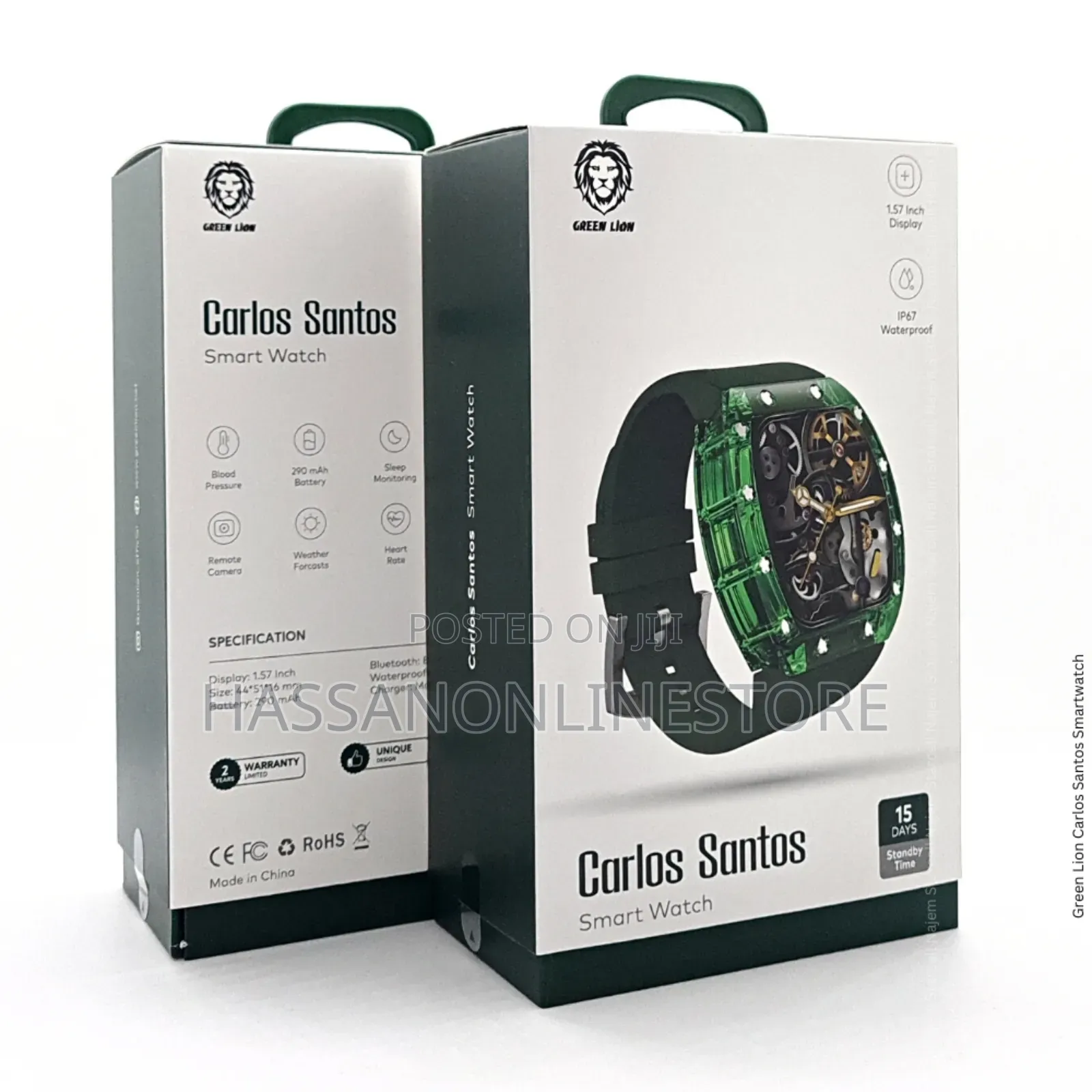 Green Lion Carlos Santos Smart Watch