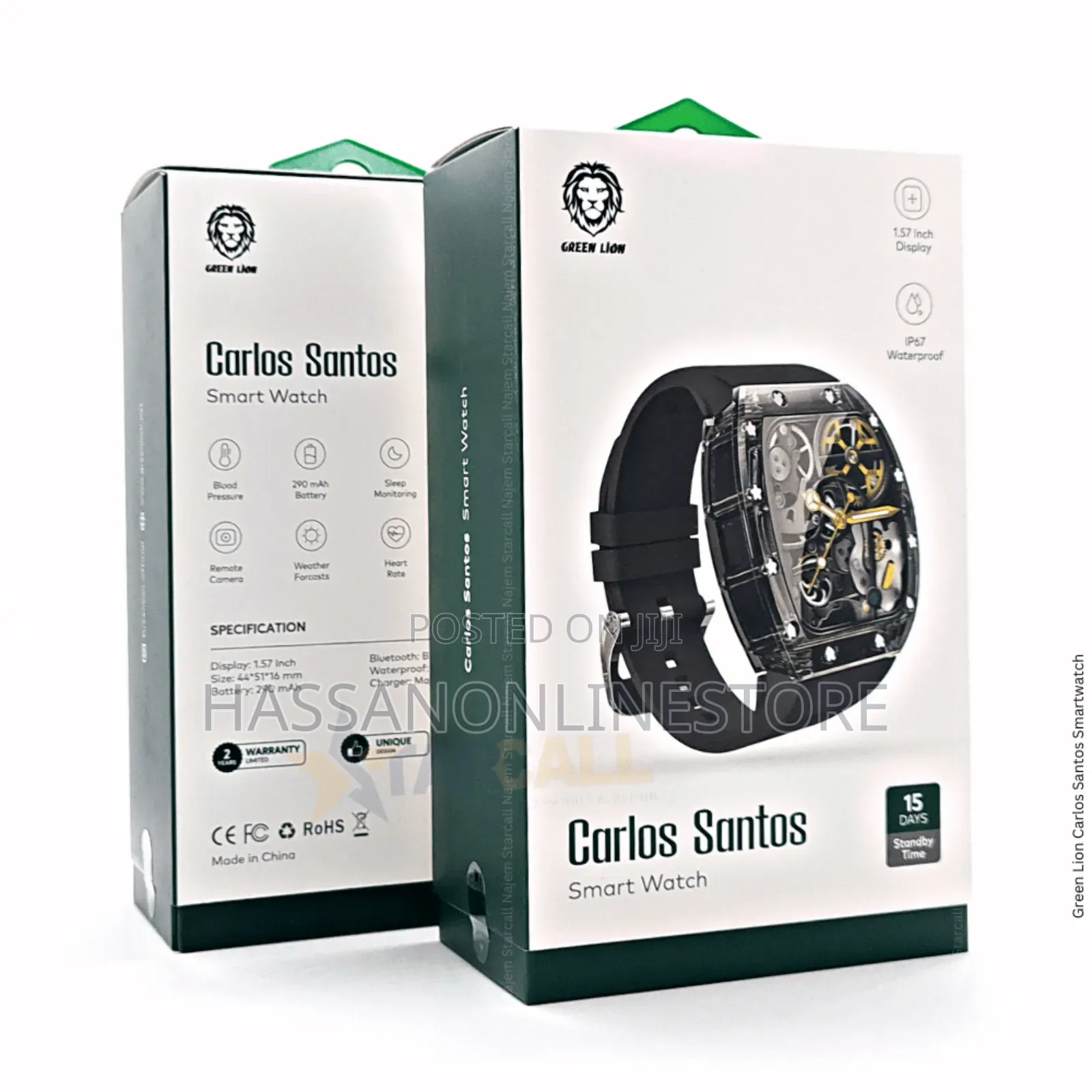 Green Lion Carlos Santos Smart Watch