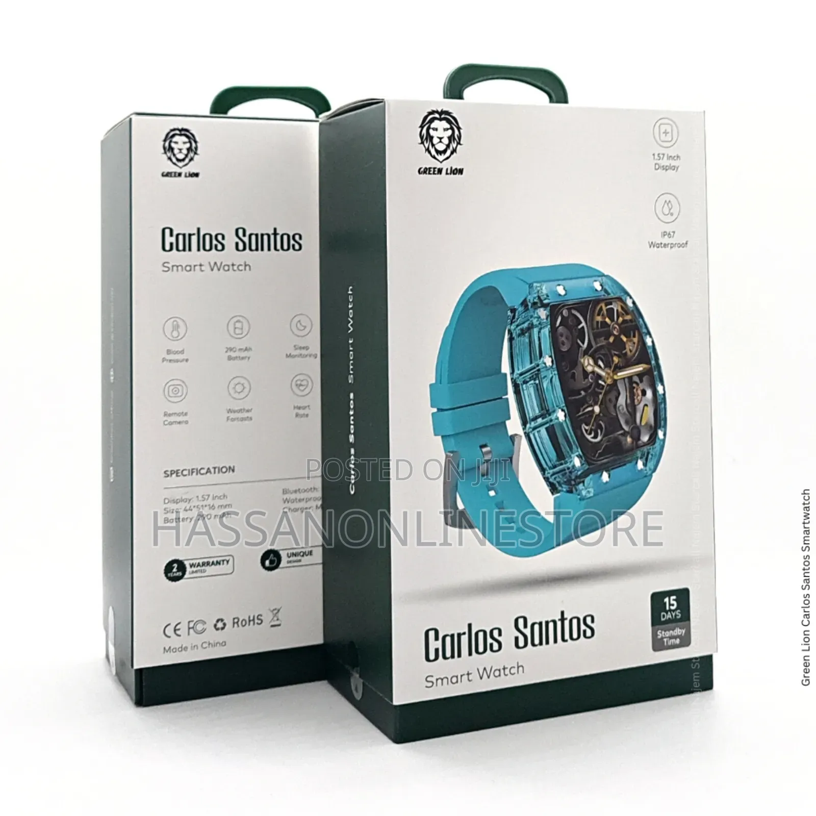Green Lion Carlos Santos Smart Watch