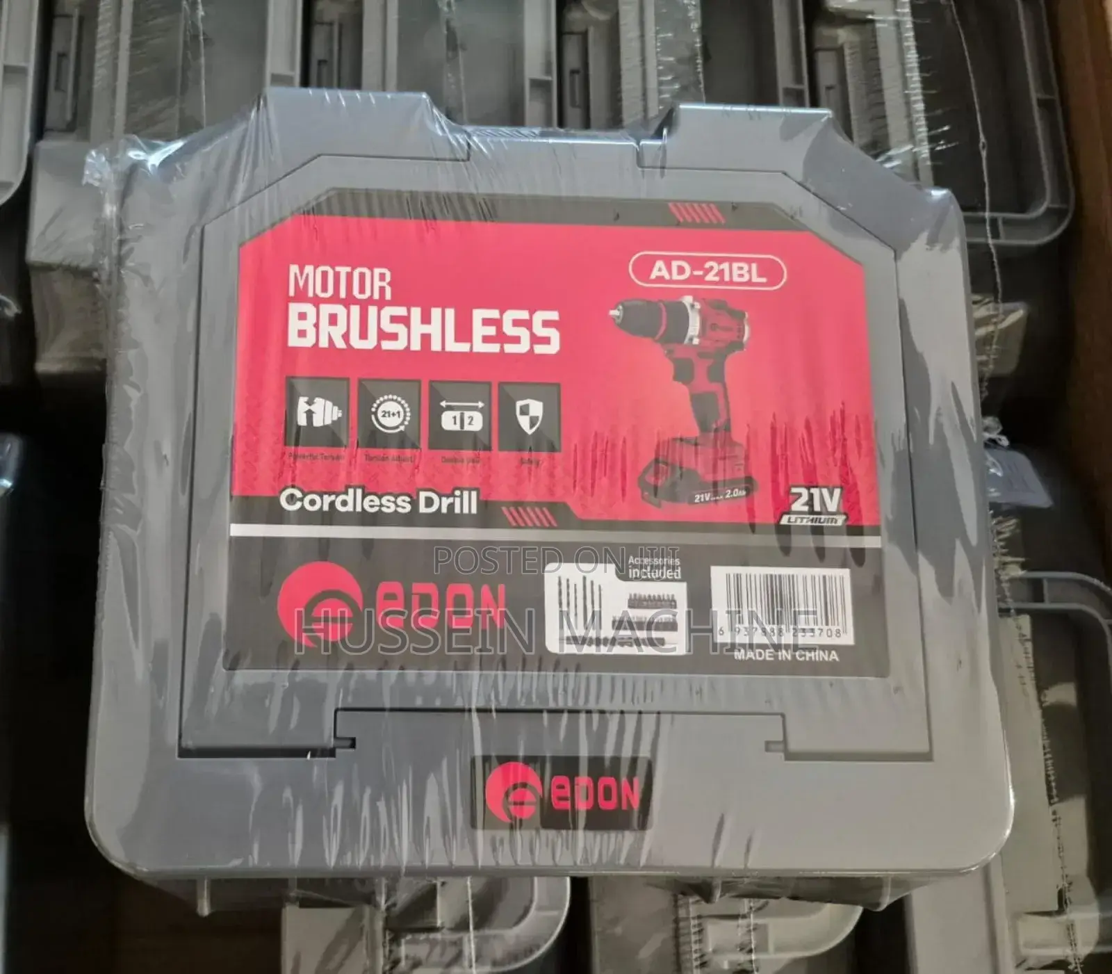 *Cordless Drill 21vbl Edon*