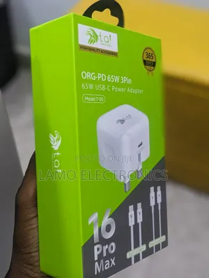 Tai T-05 Org-Pd 65w 3pin Usb-C Power Adapter