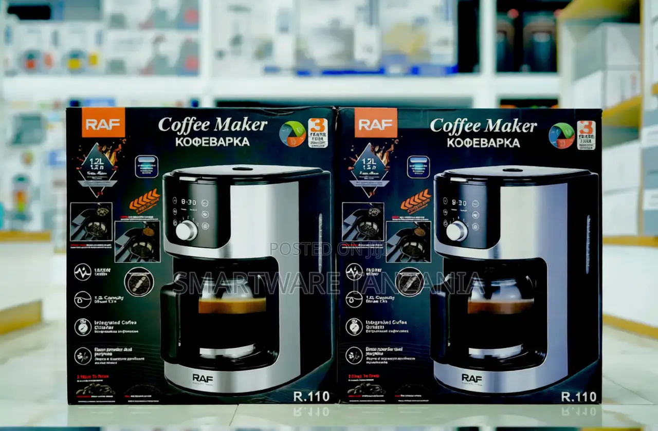 Raf R.110 Coffee Maker With Built-in Grinder – 1050w, 1.2l
