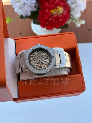 Silver Hublot Watch