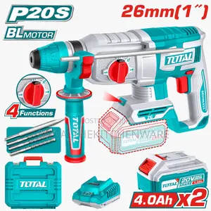 Total Cordless / Rechargeable Rotary Hammer 26mm 20v 2.5j Trhli202682