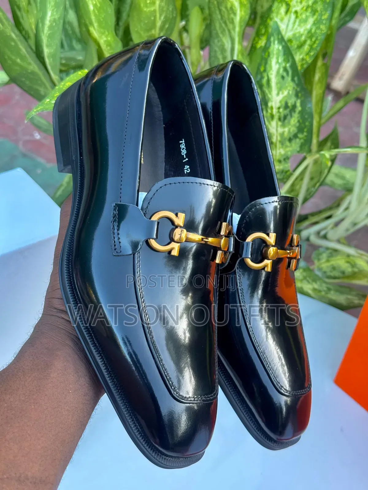 Viatu Vya Kiume Official Vya Buckle Juu