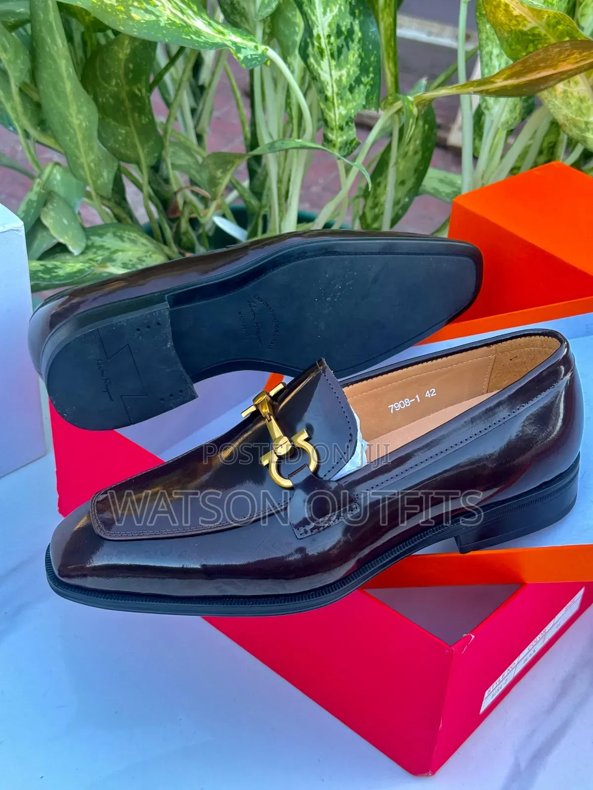 Viatu Vya Kiume Official Vya Buckle Juu
